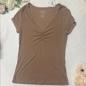 NWT Soft ribbed v-neck shirt